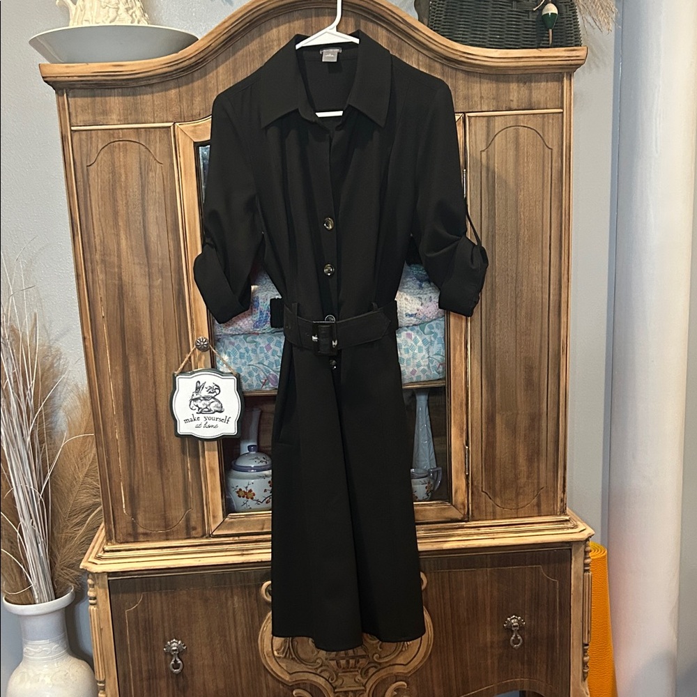 Ann Taylor Black Long Sleeve Dress